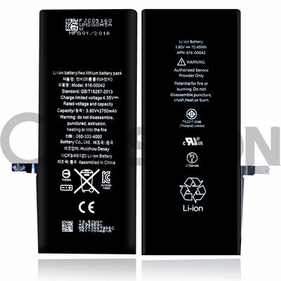 2750mAh OEM Pil Değiştirme Iphone 6 Plus için FCC Sertifikası